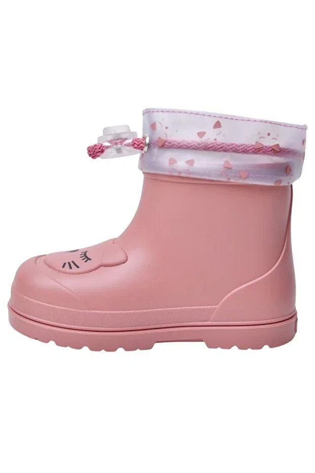 Детские ботинки для девочек на плоской подошве mendi rose gato Igor, Pink-78340 — фото 3