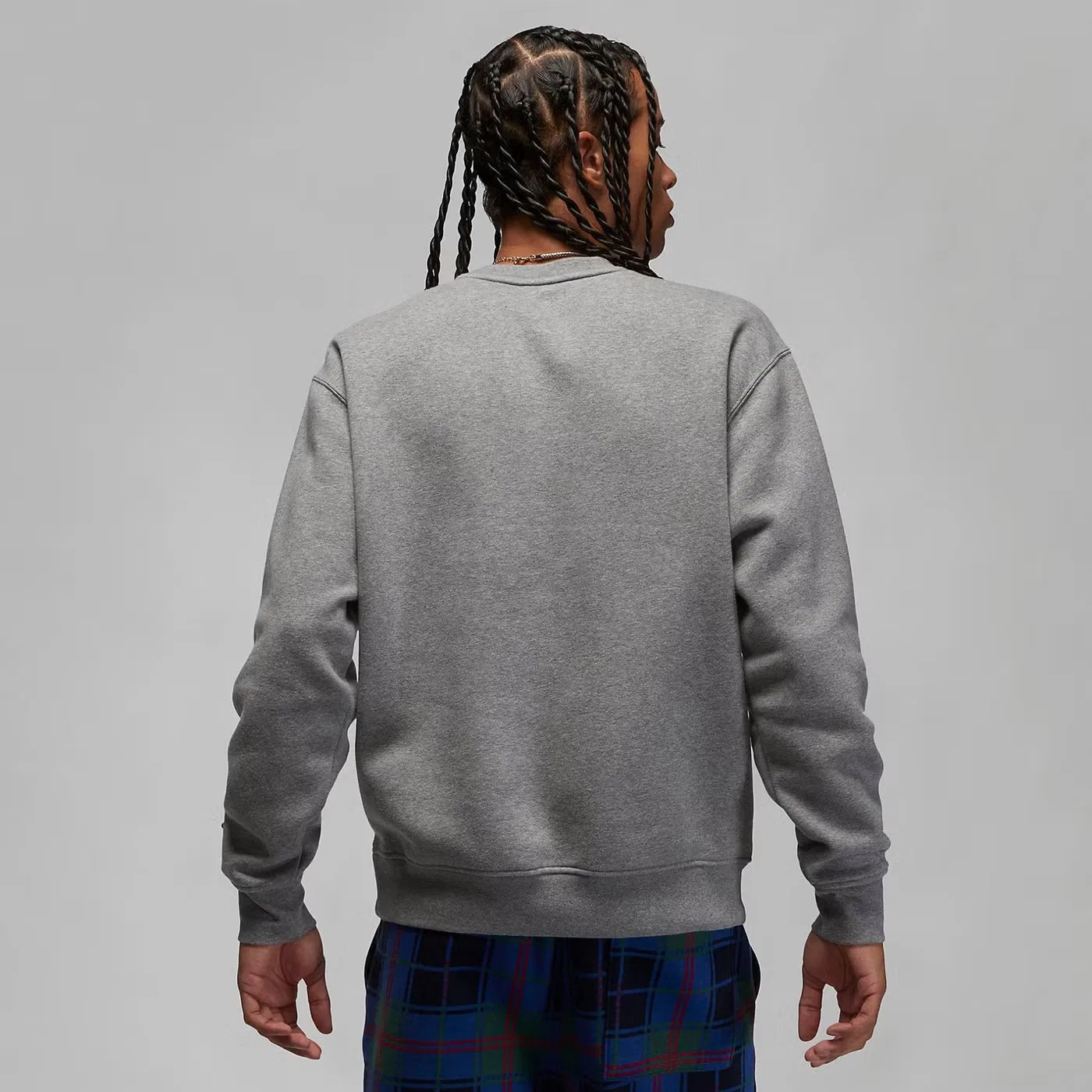 Свитшот с длинным рукавом Air Holiday Fleece Crew Jordan, серый — фото 4