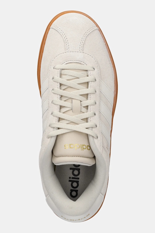 Кроссовки VL Court Bold Adidas, бежевый — фото 4
