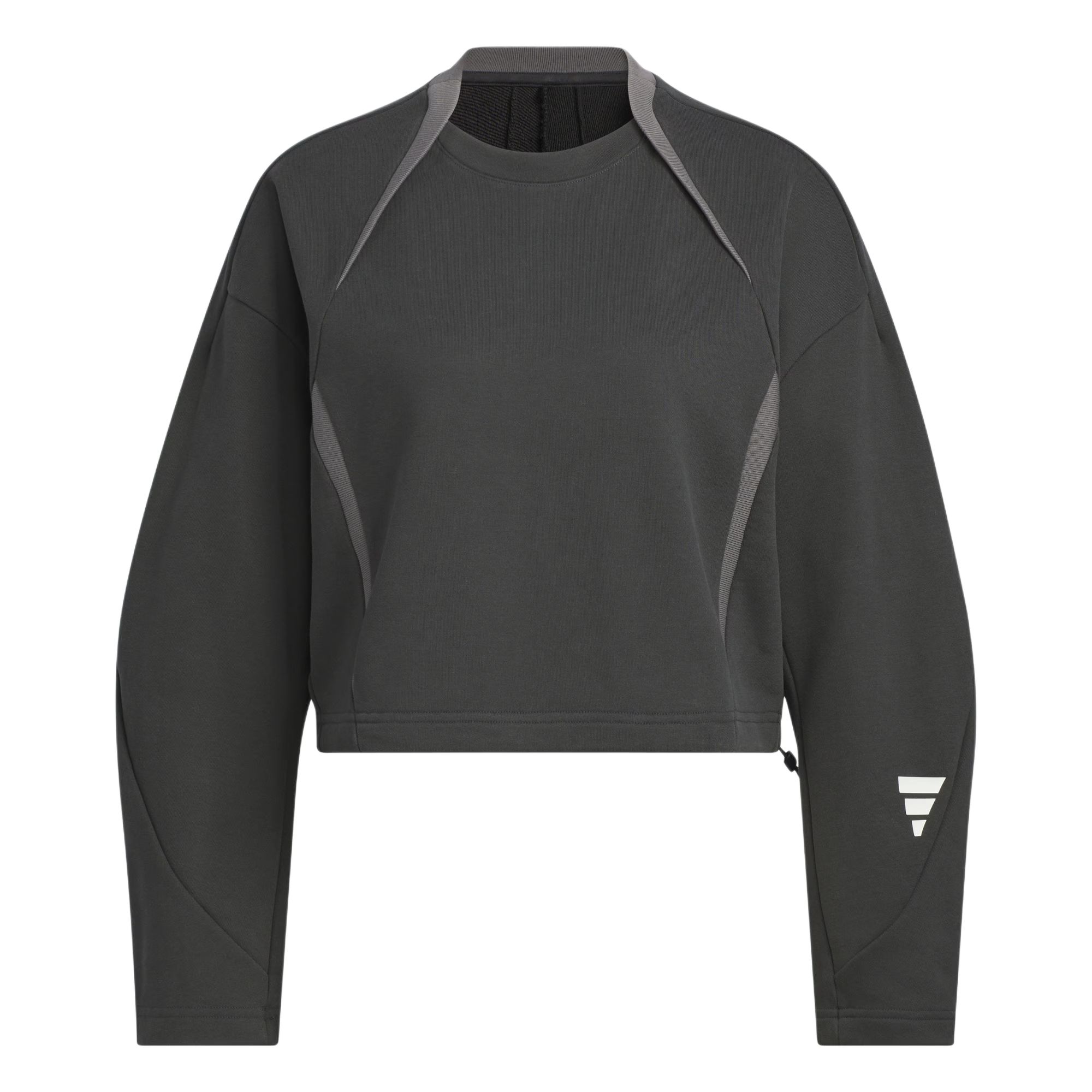 Adidas Толстовка FUSTL женская Carbon Black — фото 3