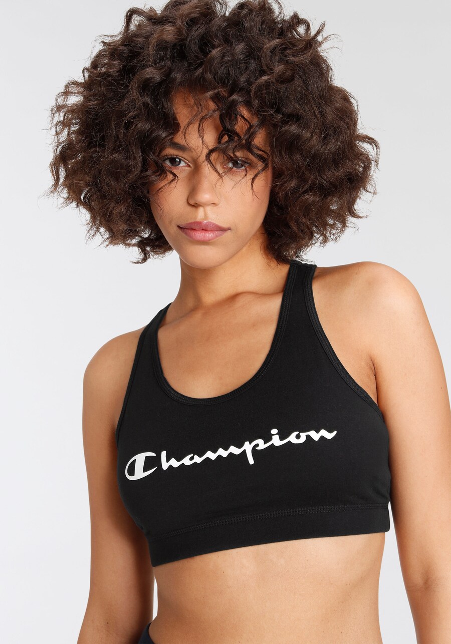 

Спортивный бюстгальтер-бралетт Champion Authentic Athletic Apparel, черный