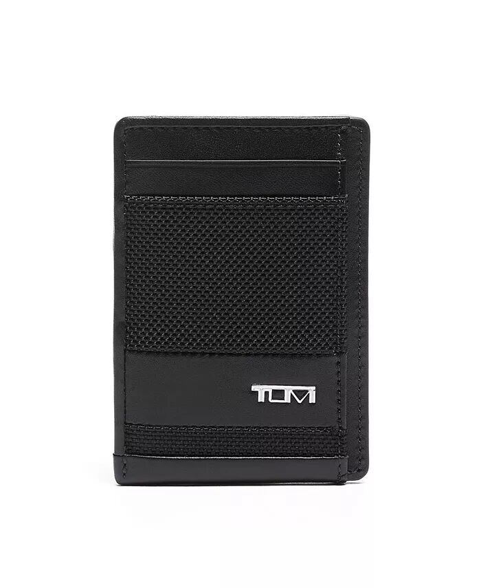 

Мужской чехол для карт с зажимом для денег Alpha SLG TUMI, черный