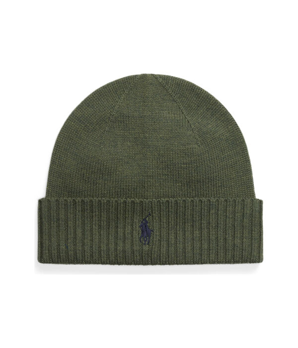 

Шапка мужская Polo Ralph Lauren бини шерстяная, зеленый