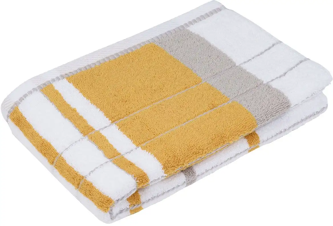 

Полотенце для душа Gözze "Берлинские полосы", (1 шт.) 70х140 см (1 шт.), цвет mais/taupe