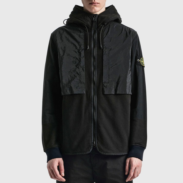 Толстовка Stone Island Men с капюшоном, черный — фото 4