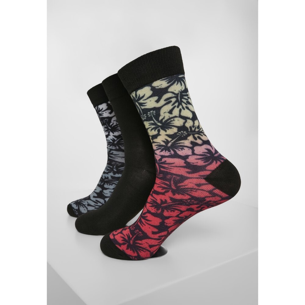 

Носки Urban Classics Pack Of 3 Flower, черный