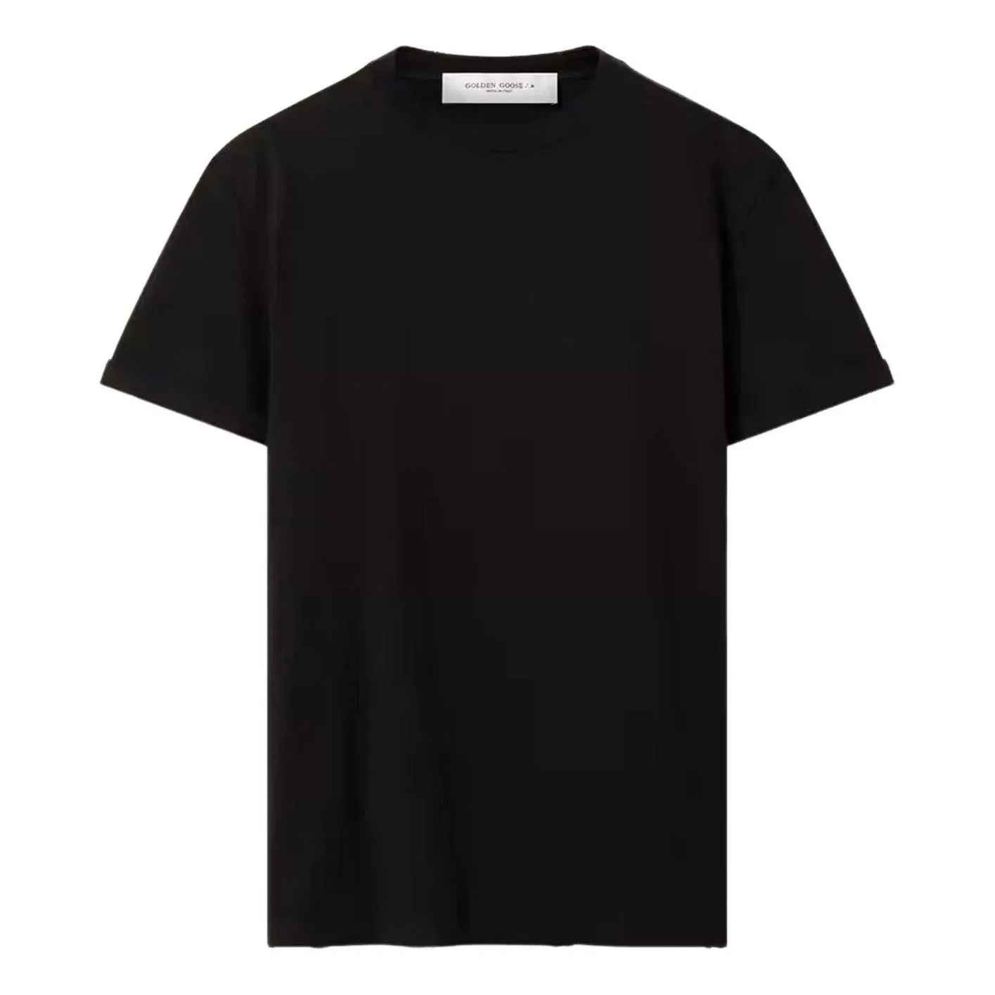 Футболка с коротким рукавом Golden Goose, черная, GMP01220-P000637-90292