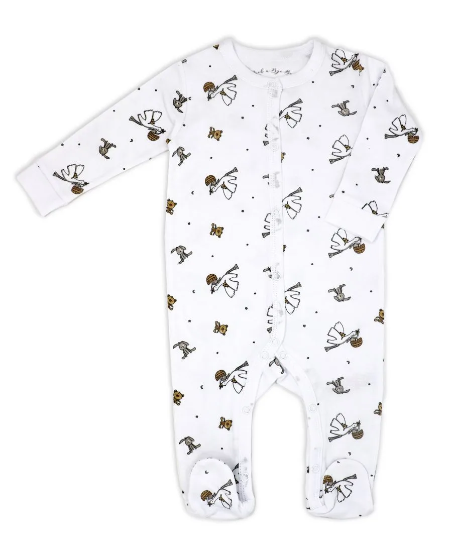 Набор для новорожденных мальчиков и девочек, 7 предметов Rock-A-Bye Baby Boutique, белый — фото 2