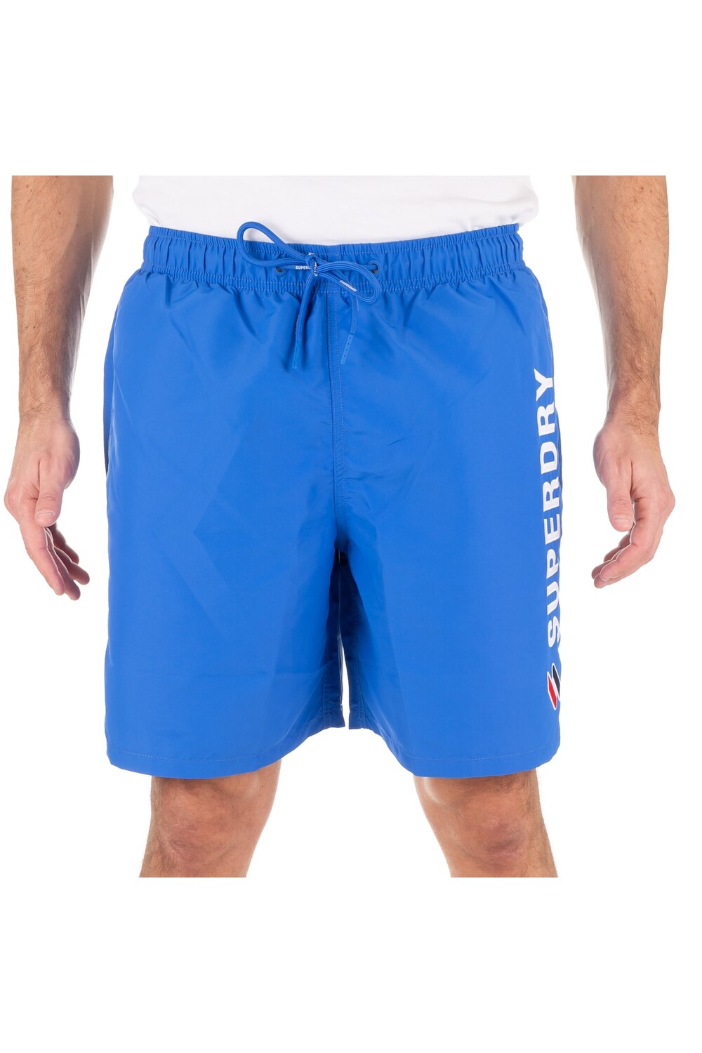 

Шорты для плавания - Темно-синие - Слоган SUPERDRY, темно-синий