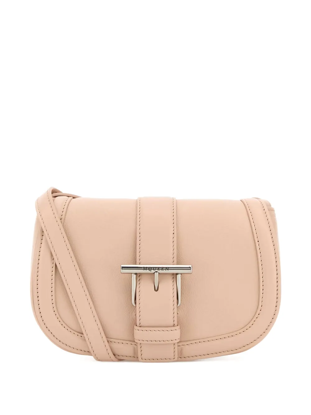 

Мини-сумка через плечо Satchel Alexander McQueen, розовый