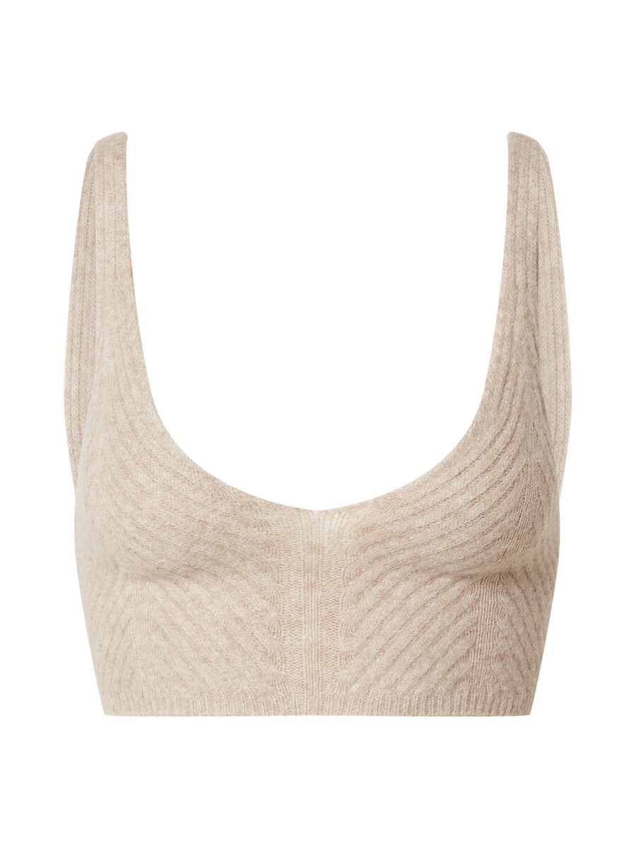 

Вязаный топ EDITED Silvia, цвет Beige/Brown