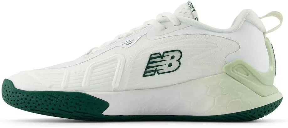 Кроссовки для тенниса Fresh Foam X Ct-Rally New Balance, White/Marsh Green — фото 2