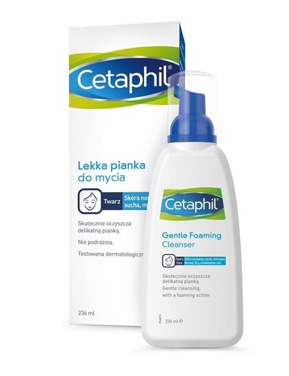 

Легкая очищающая пенка, с помпой, 236 мл Cetaphil