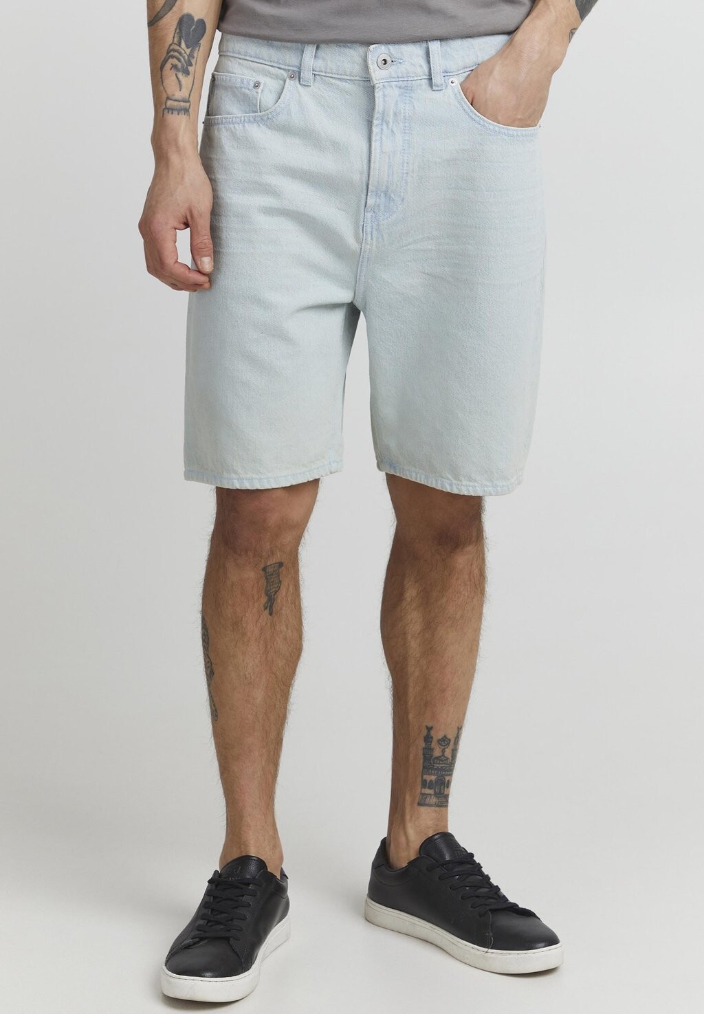 

Джинсовые шорты SDBRAYSON Solid, цвет light vintage blue denim