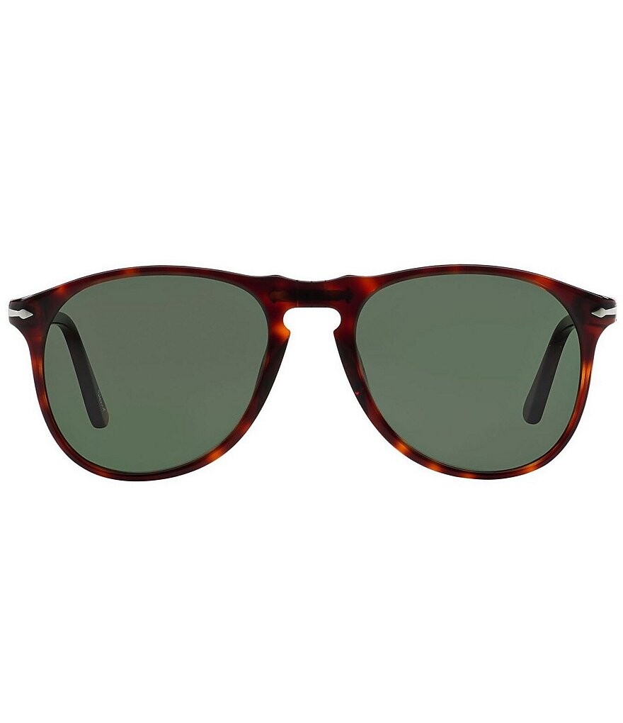 

Мужские солнцезащитные очки-авиаторы Persol PO9649S Гавана 52 мм, коричневый