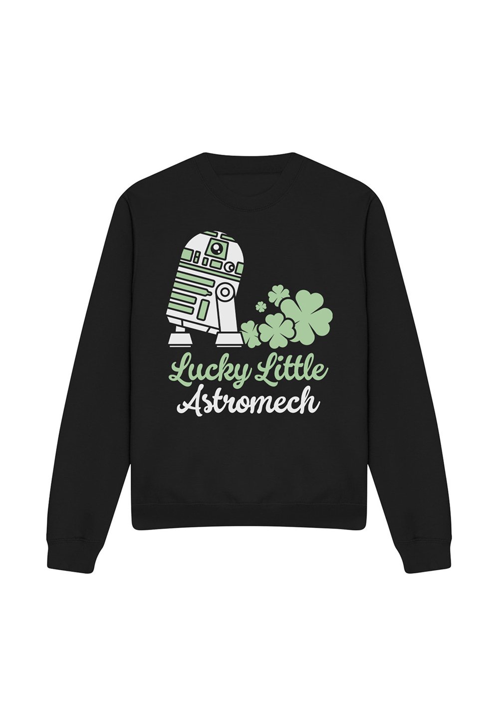 

Толстовка STAR WARS ST PATRICK S DAY LUCKY ASTROMECH Star Wars, черный