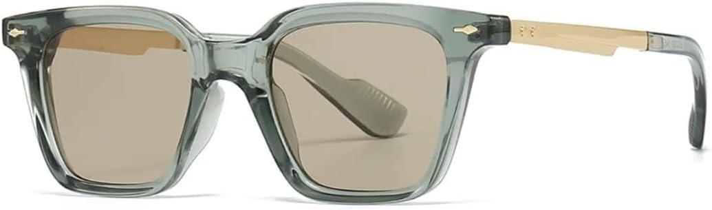 

Солнцезащитные очки с защитой UV400 | Металлические петли, градиентные линзы | Для женщин и мужчин, для занятий спортом на открытом воздухе и вождения LXLHWN, Army Green