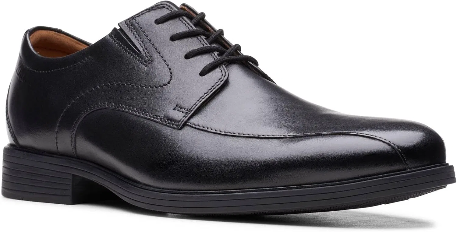 Кроссовки Clarks Whiddon Pace, 2-Black Leather — фото 3