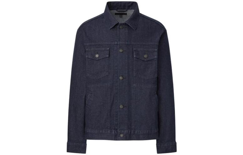 

Джинсовая куртка унисекс UNIQLO, цвет Dark Blue