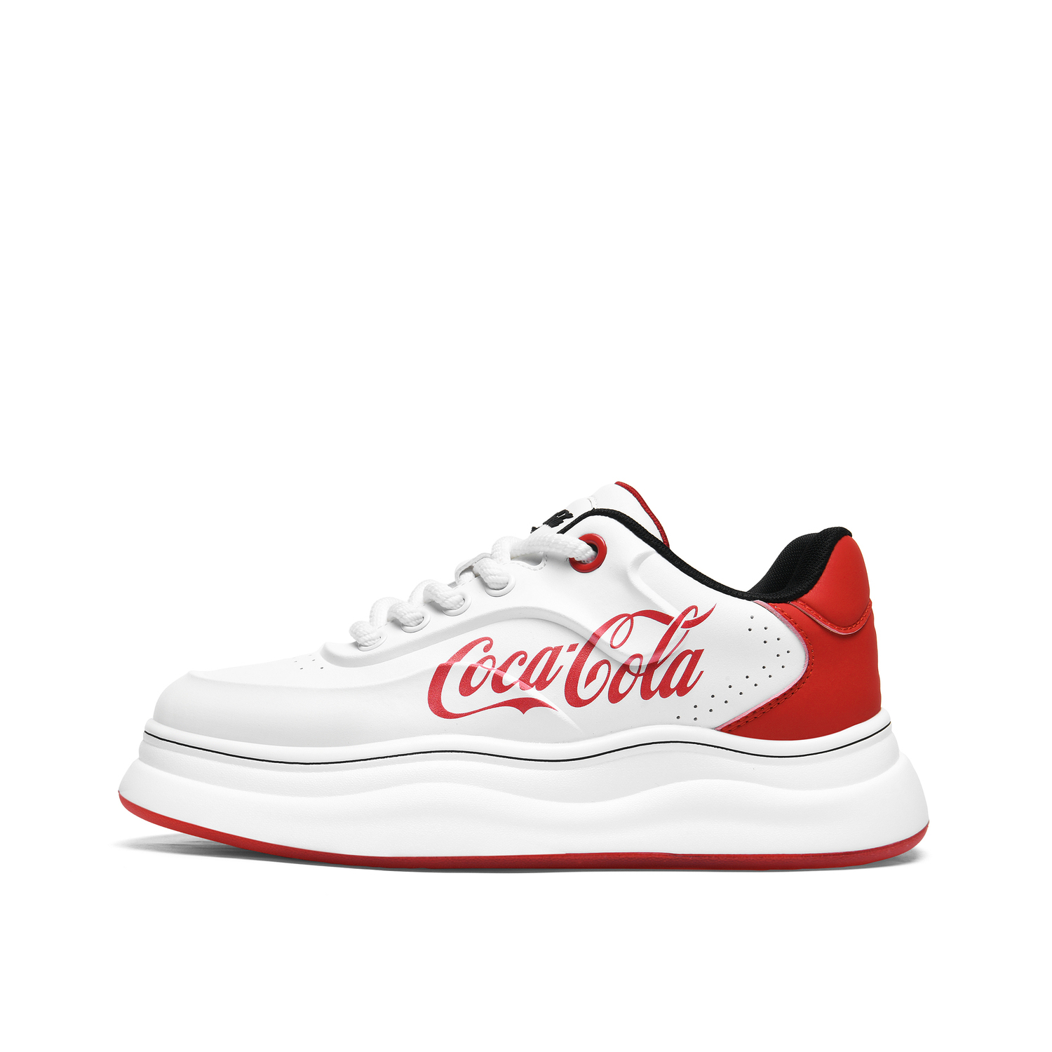 

Coca-Cola Кроссовки Coca Cola для скейтбординга мужские износостойкие и легкие низкие красные, цвет Red