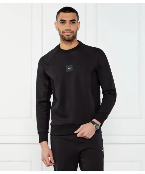 

Толстовка в рубчик Salbo Regular fit Boss Green, черный