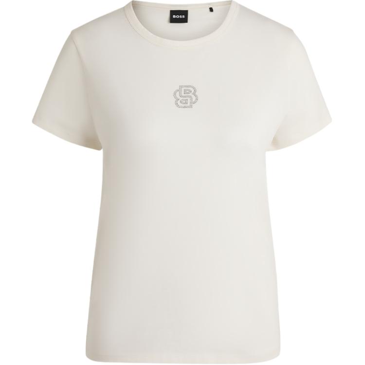 

HUGO BOSS Футболка SS25 Regular женская белая
