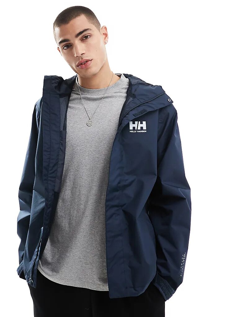 

Куртка-дождевик Seven j темно-синего цвета Helly Hansen