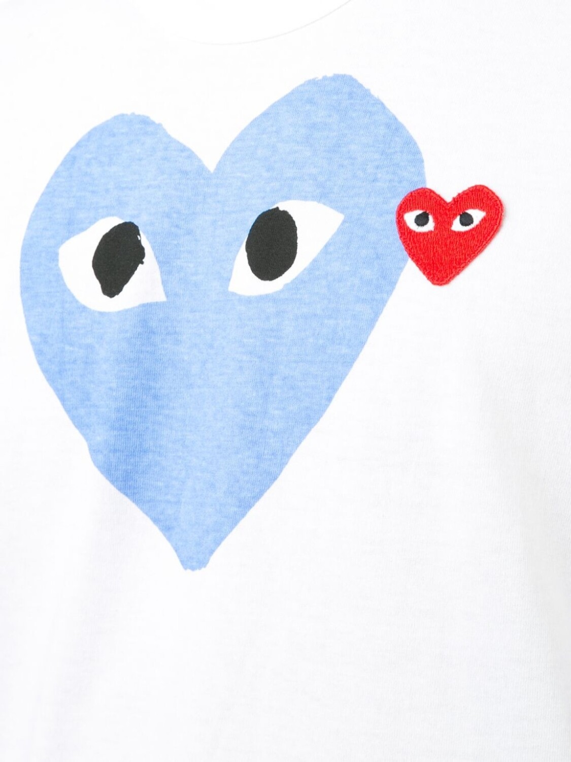 Comme Des Garçons Play футболка с изображением сердца, белый — фото 4