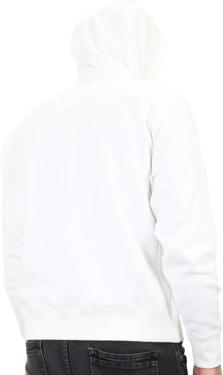 Толстовка с капюшоном Nike Mens Sportswear Club, White/White/Black — фото 4