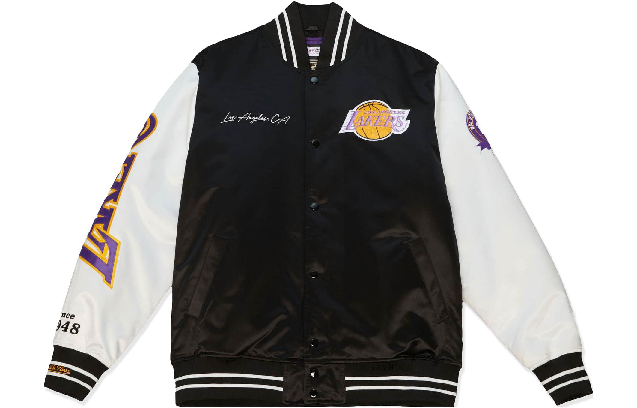 

Куртка бейсбольная Mitchell & Ness Unisex черно-белая Mitchell Ness, Черный, Куртка бейсбольная Mitchell & Ness Unisex черно-белая Mitchell Ness