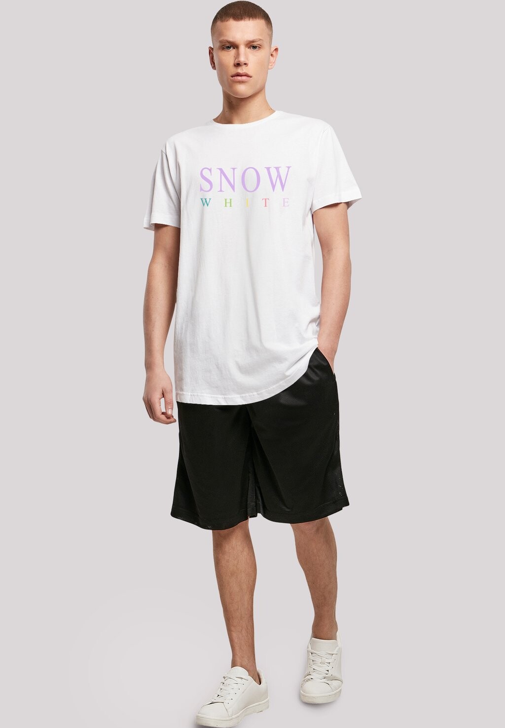 

Футболка с принтом DISNEY BOYS SNOW WHITE SCHNEEWITTCHEN F4NT4STIC, белый