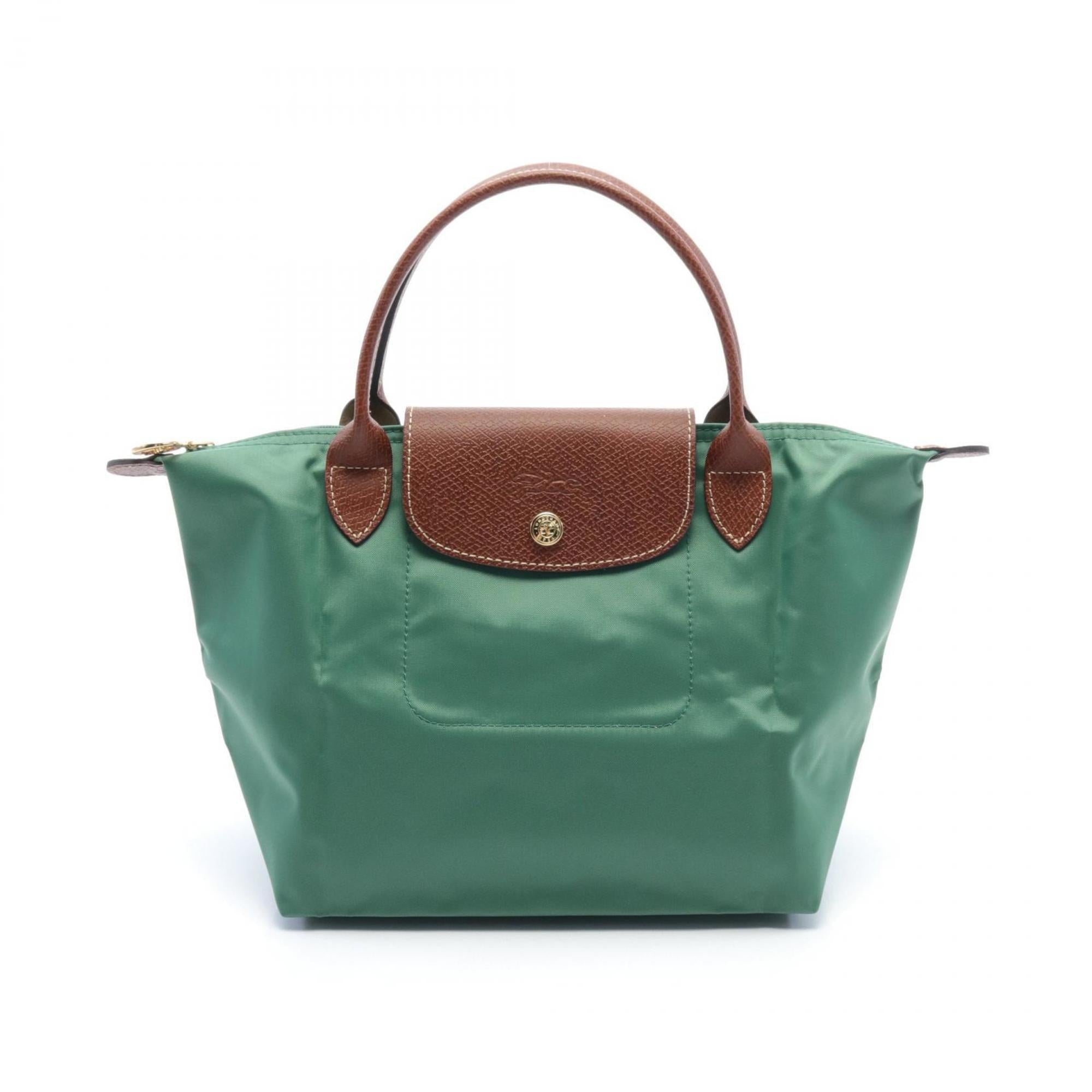 

Сумка Longchamp из нейлоновой кожи, коричневый/зеленый