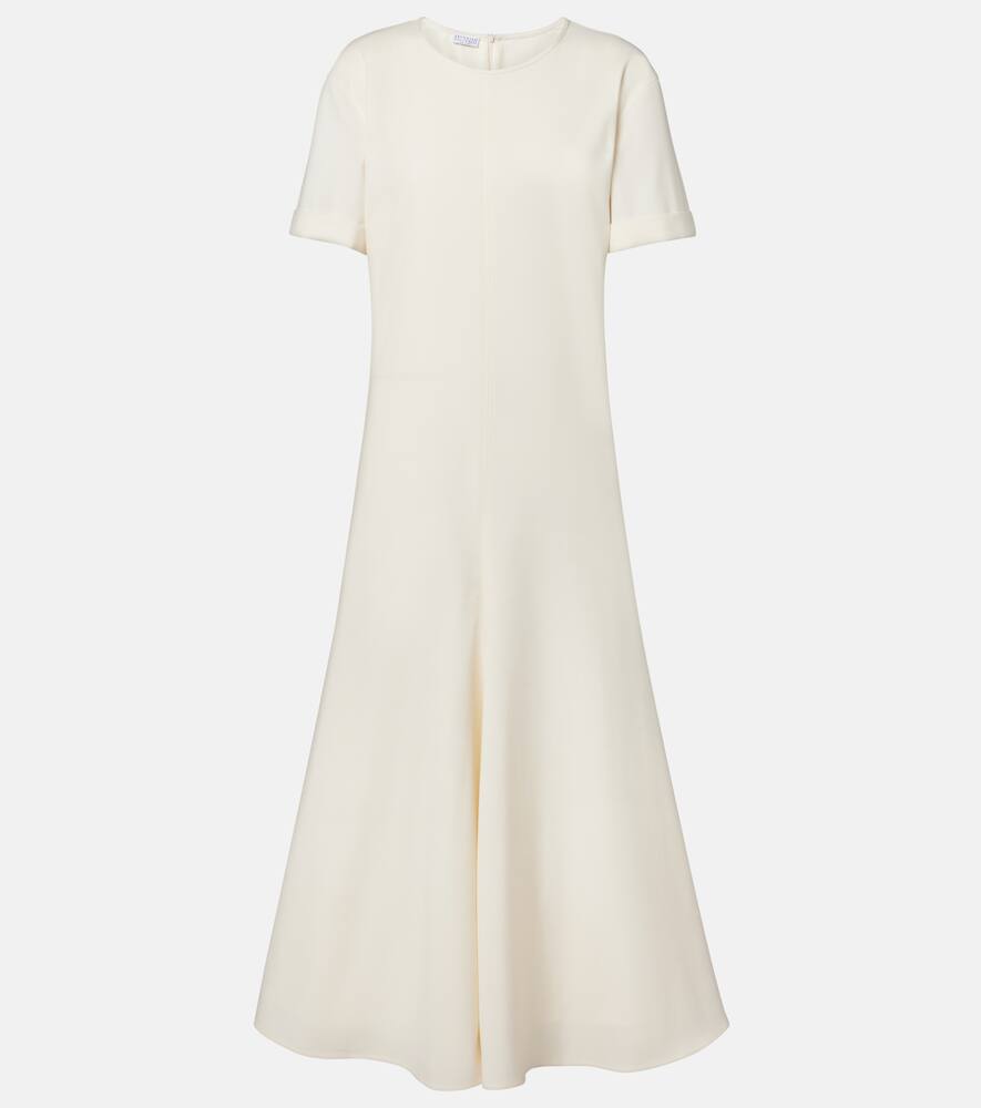 

Шерстяное миди-платье Brunello Cucinelli, Panama