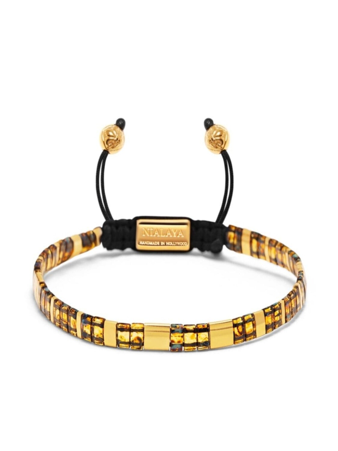 

Браслет с бусинами Nialaya Jewelry, золотой