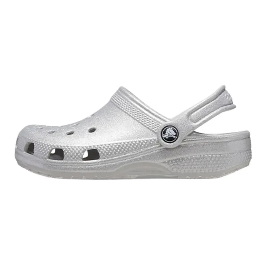 

Детские сандалии Kids Silver Crocs, серебряный