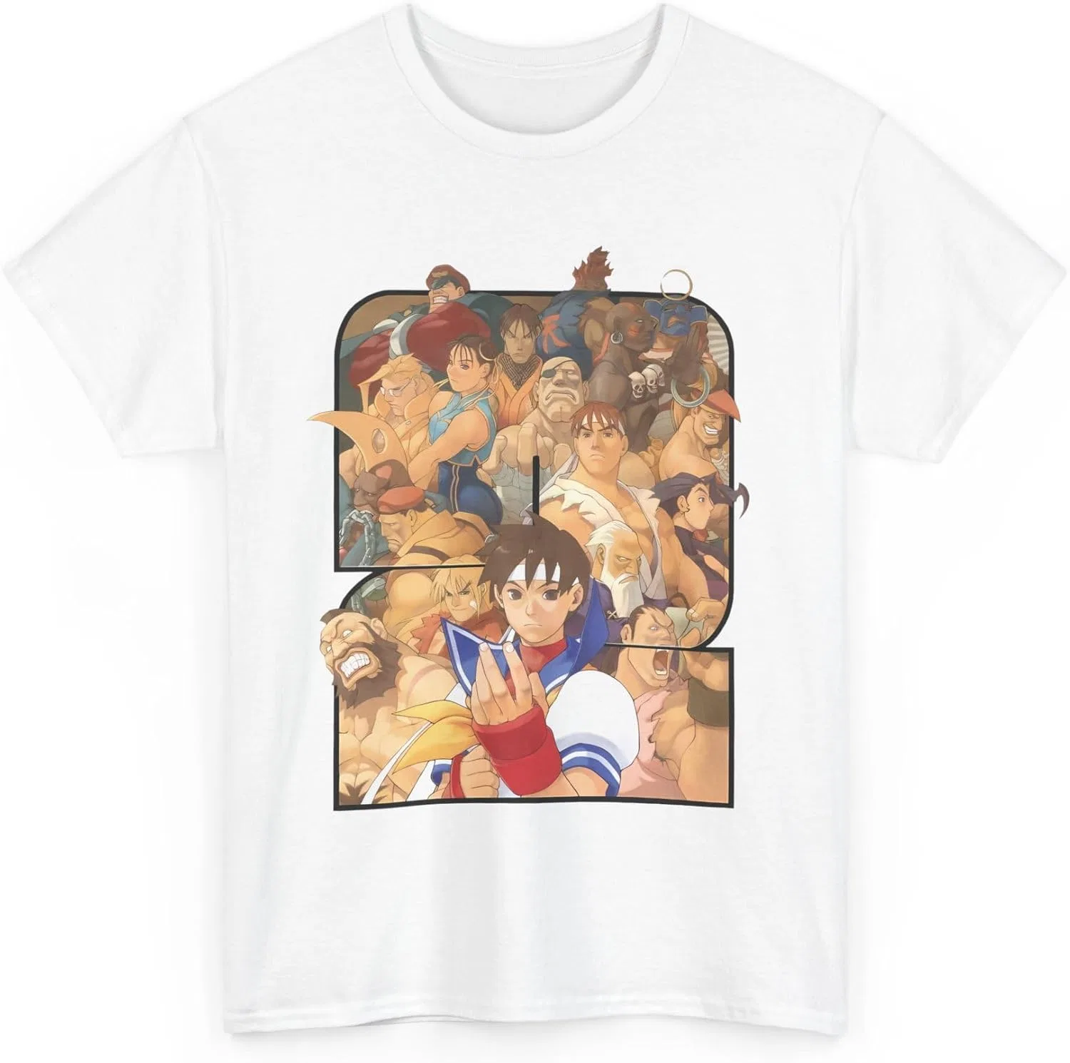 Футболка с символикой файтингов Street Fighter