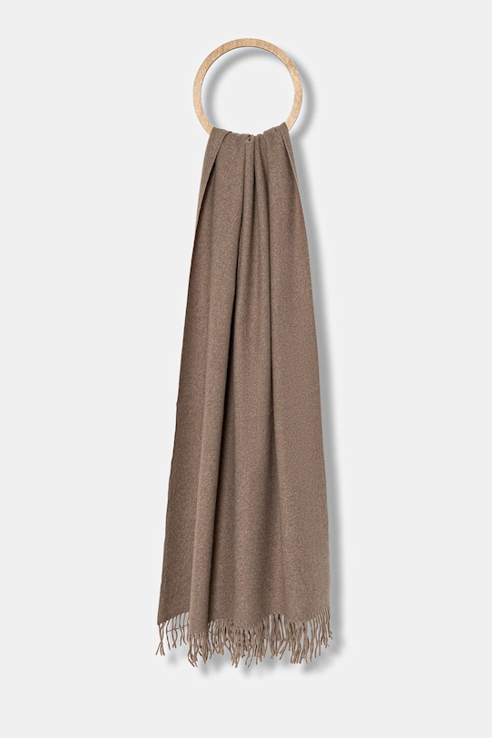

Шерстяной шарф Answear.Lab, коричневый