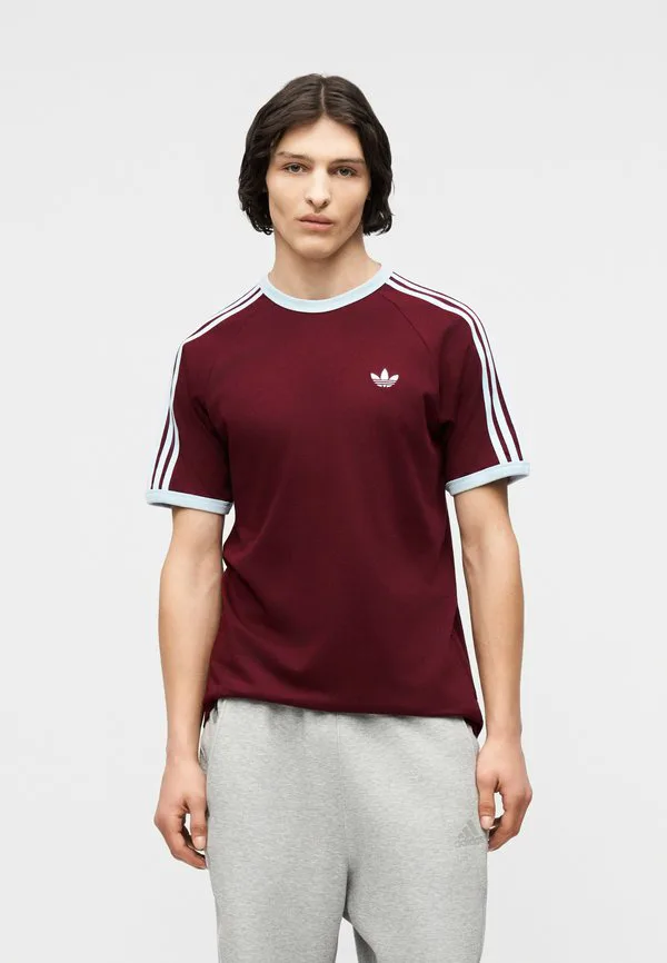 Футболка унисекс с принтом Adidas Originals, Maroon — фото 2