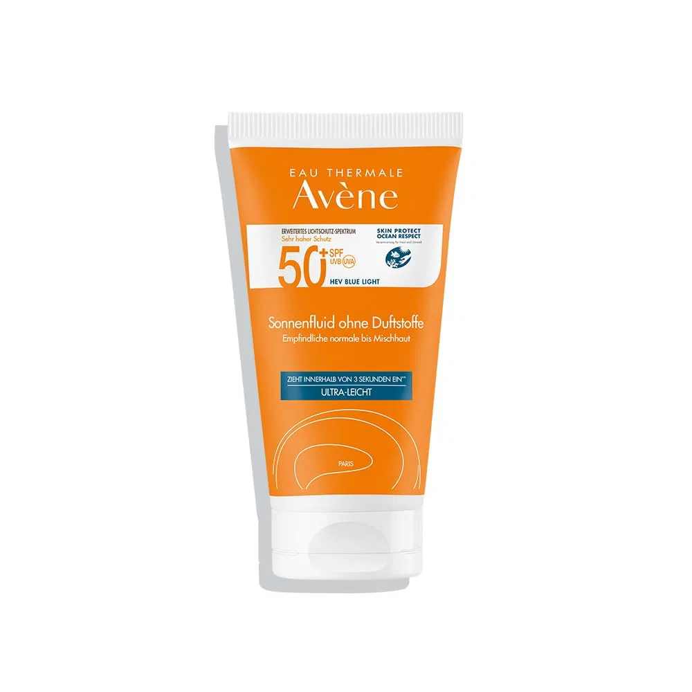 Солнцезащитный флюид AVENE SPF 50+ без отдушек Avene