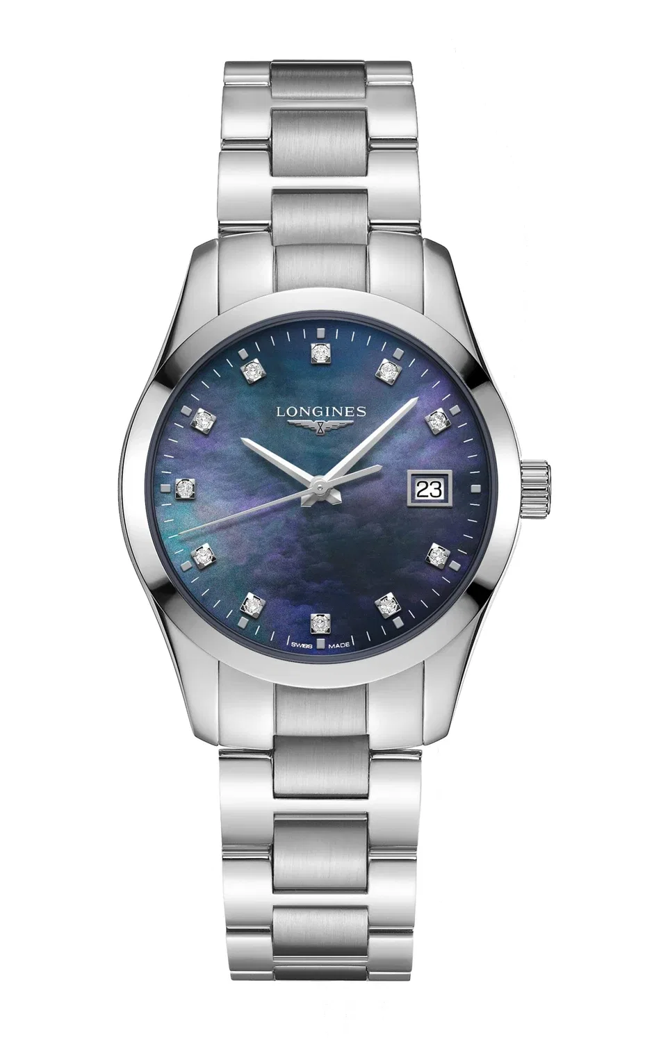CONQUEST CLASSIC - L2.386.4.88.6 LONGINES, серебряный