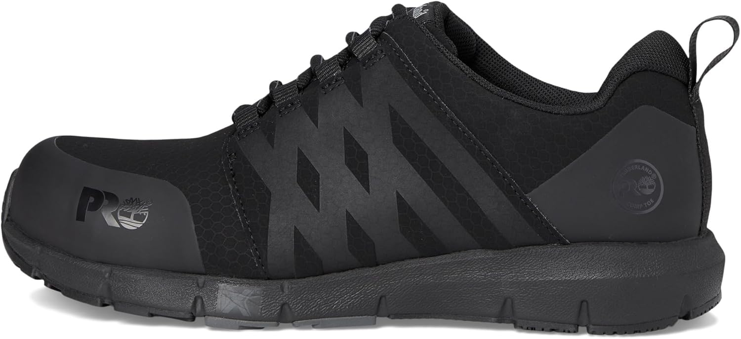 Timberland PRO мужские рабочие кроссовки Radius с композитным защитным носком, Black Raptek — фото 4