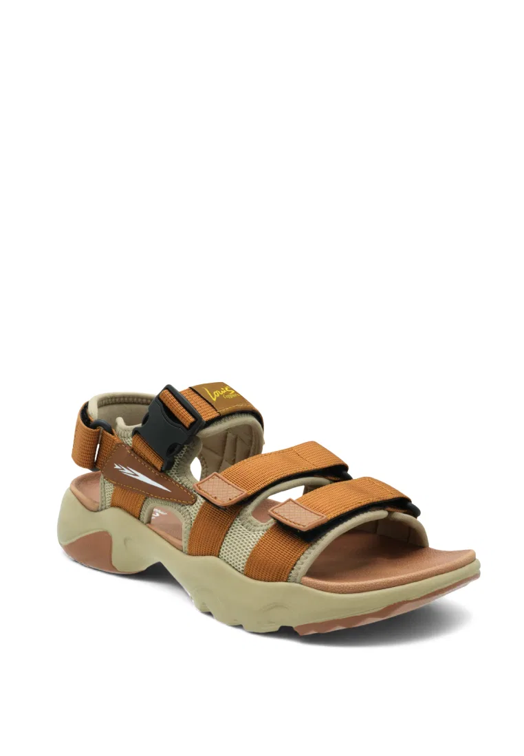 Мужские сандалии, slip-on, искусственная кожа, модель 260141281 Louis Cuppers, коричневый — фото 2