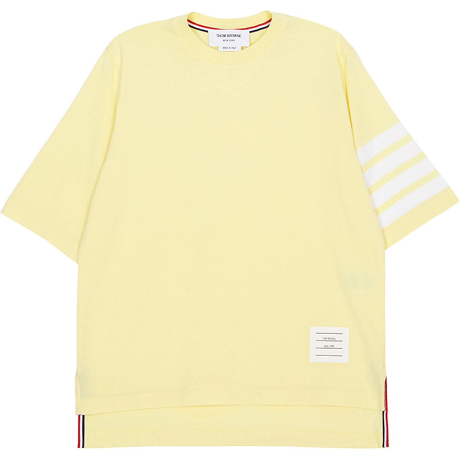 

Футболка Four Bar с коротким рукавом THOM BROWNE, желтый