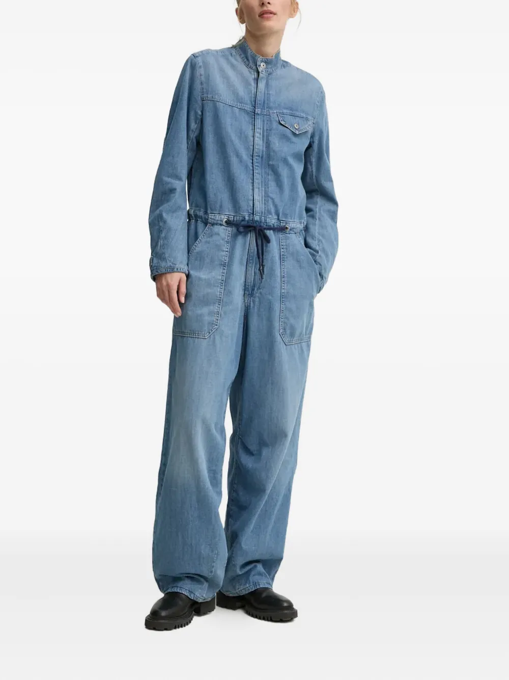 

Комбинезон-кокон с кулиской G-Star Raw, синий