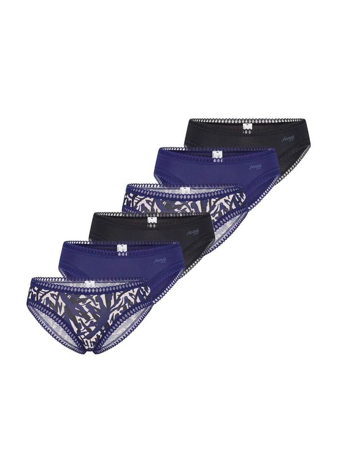 

Трусы Sloggi Mini Slip GO Crush, цвет schwarz/blau