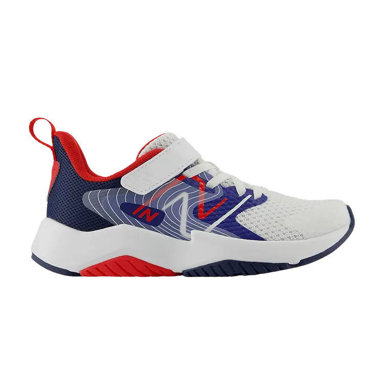 

Кроссовки New Balance Rave Run v2 Bungee Lace Top Strap Big Kid USA, белый