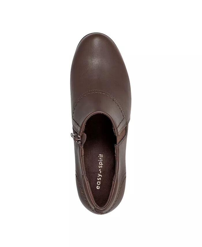Женские босоножки с круглым носком и боковой молнией Caine Easy Spirit, коричневый — фото 4