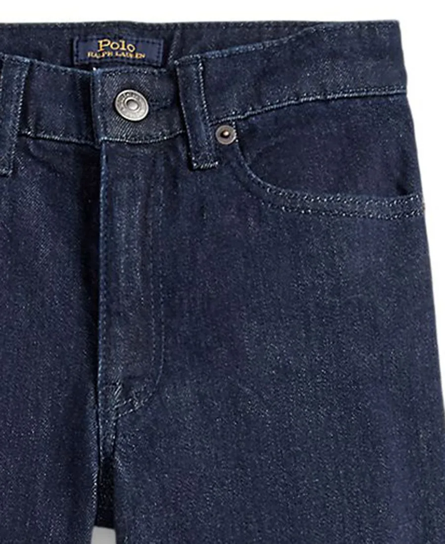 Джинсы-клеш из эластичного денима для девочек 7-16 лет Polo Ralph Lauren, Mosley Wash — фото 4