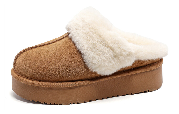 Зимние ботинки женские каштановые Warrior
