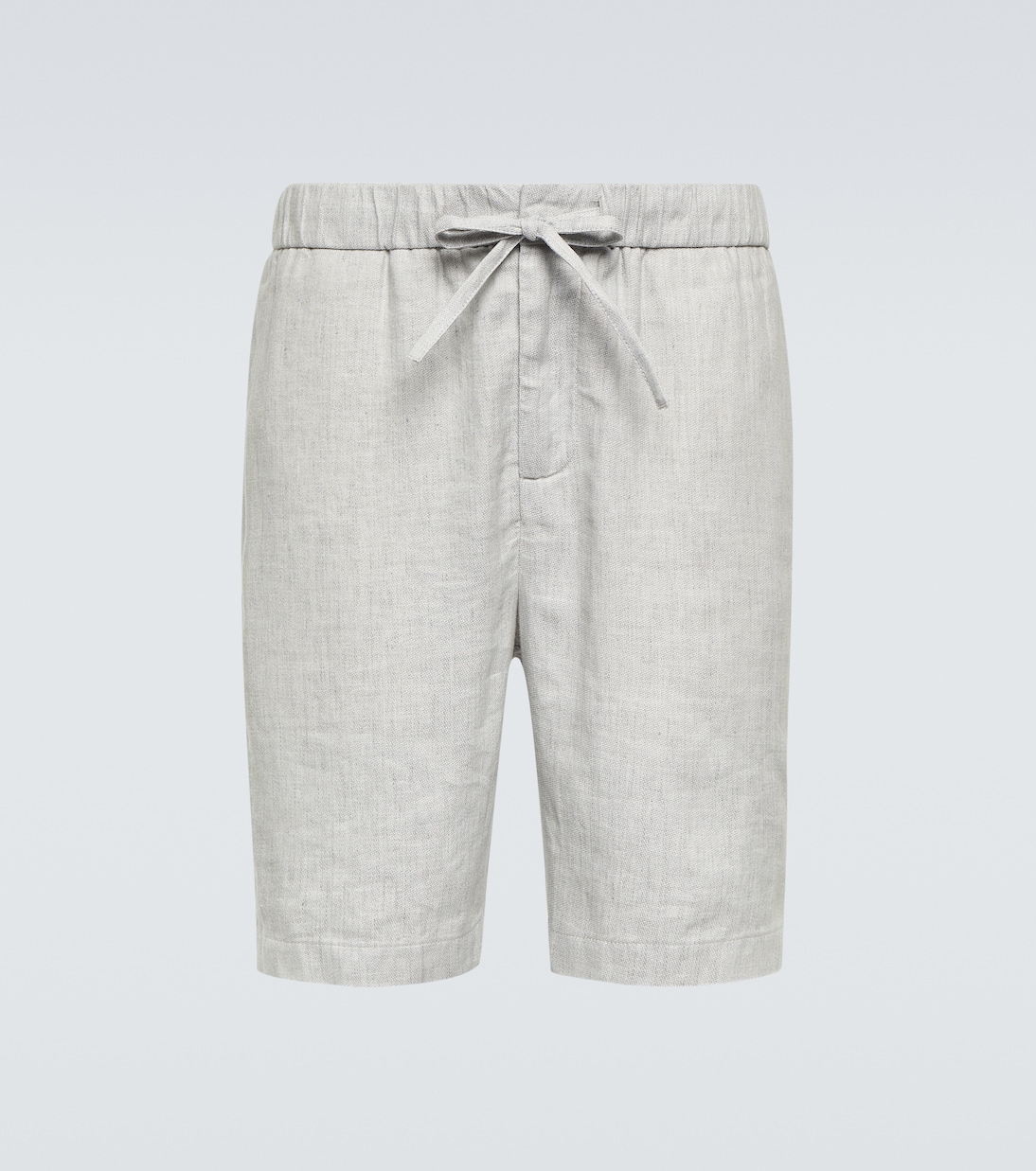 

Шорты Felipe из льна и хлопка Frescobol Carioca, Light Melange Grey